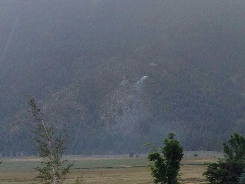 This plume was taken closer to the Clear Creek area. A second plume of smoke was spotted in the Jacks Valley area.