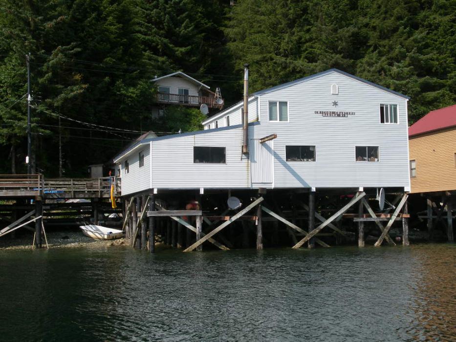 Our four bedroom guest house built on pilings. Photo by Don Quilici