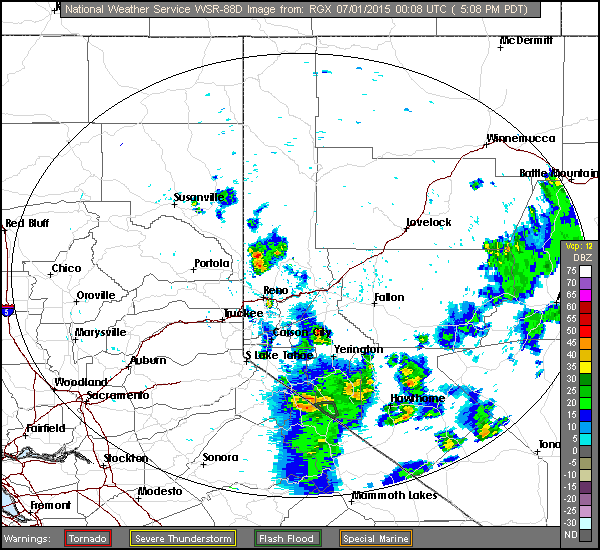 This radar image is as of 5:08PM Tuesday.