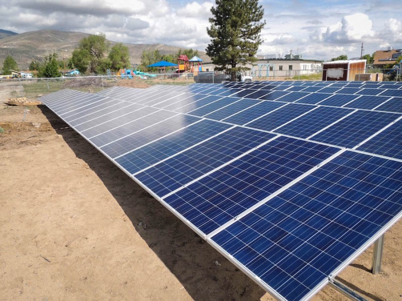 Stewart Family Wellness Center solar array