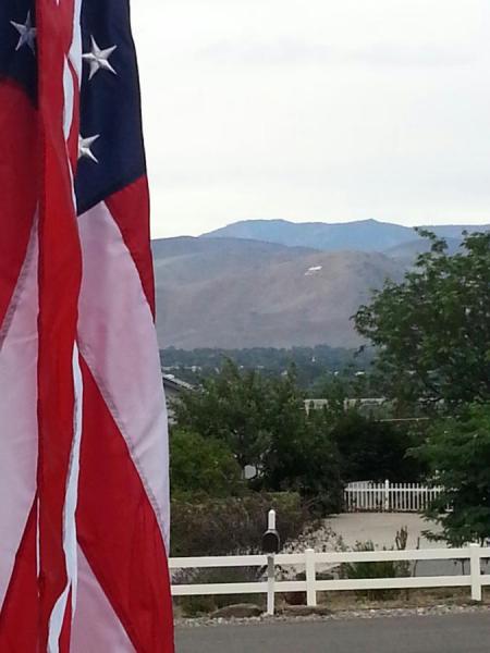American flag had been flown on Operation Enduring Freedom, November 11, 2010
