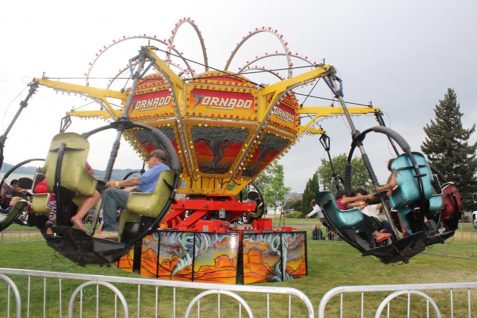Tornado is a spinning ride loved by all ages.