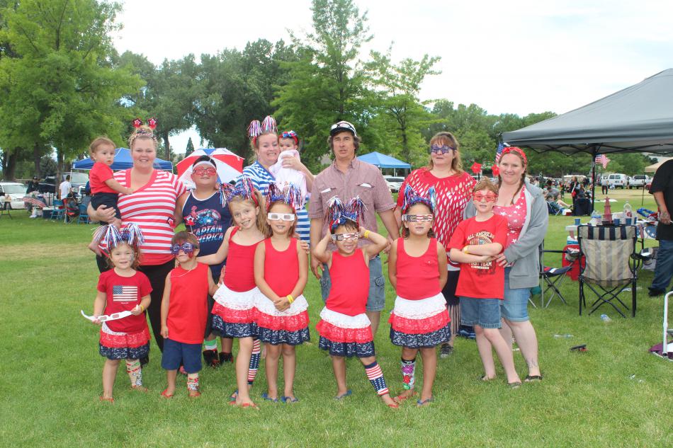 The families of Savannah, Danelle and Shantel went all out this July 4.