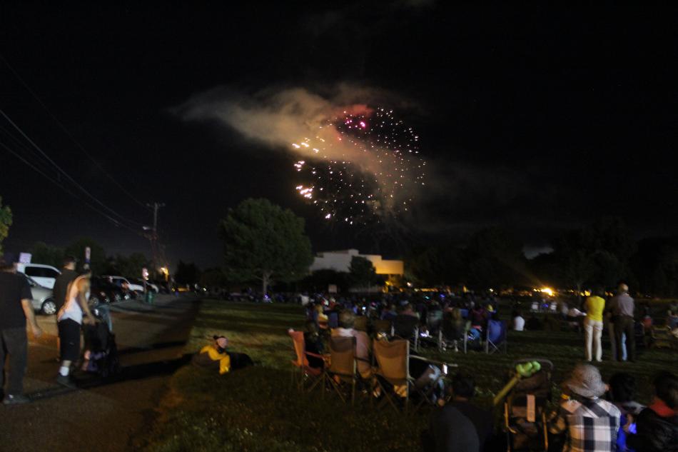 Guests were wowed by the magnificent show.
