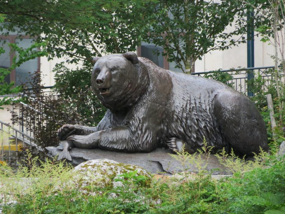 An interesting sight near the state office buildings. Photo by Elaine Quilici