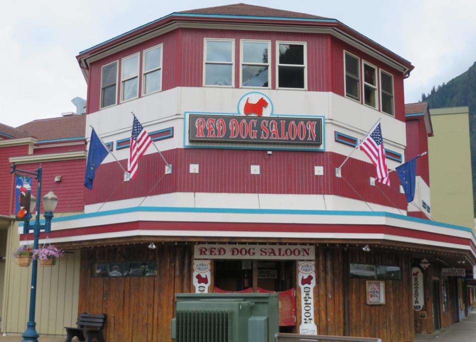 The world-famous Red Dog Saloon. Photo by Elaine Quilici