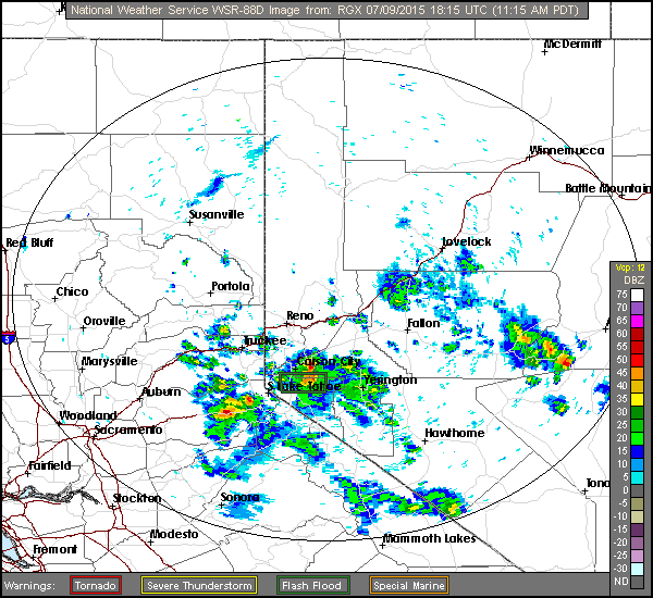 This radar image was as of 11:15 a.m. Thursday.