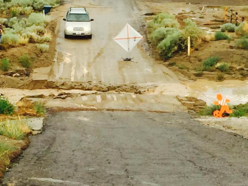 Nye Lane is now closed. Photo courtesy of Douglas County