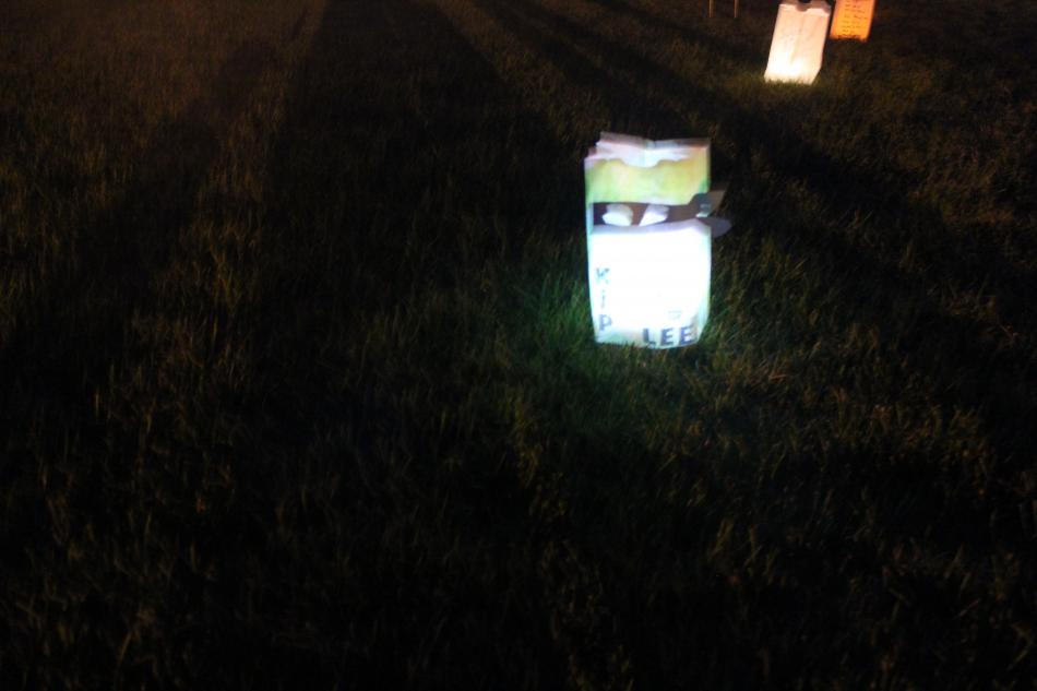 Deputy Kip Lee's luminaria
