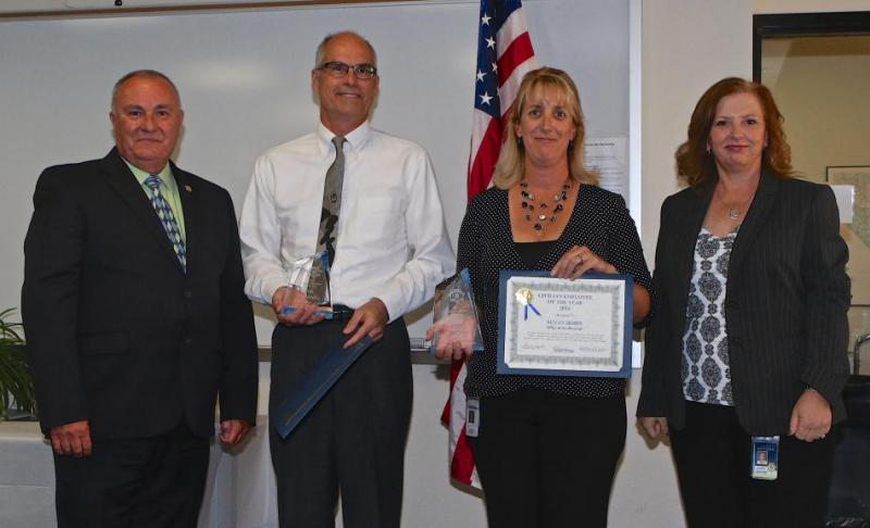 Civilian Employee of the Year went to Jim Dibasilio and Susan Hohn, Budget Analysts, Director’s Office in Carson City.