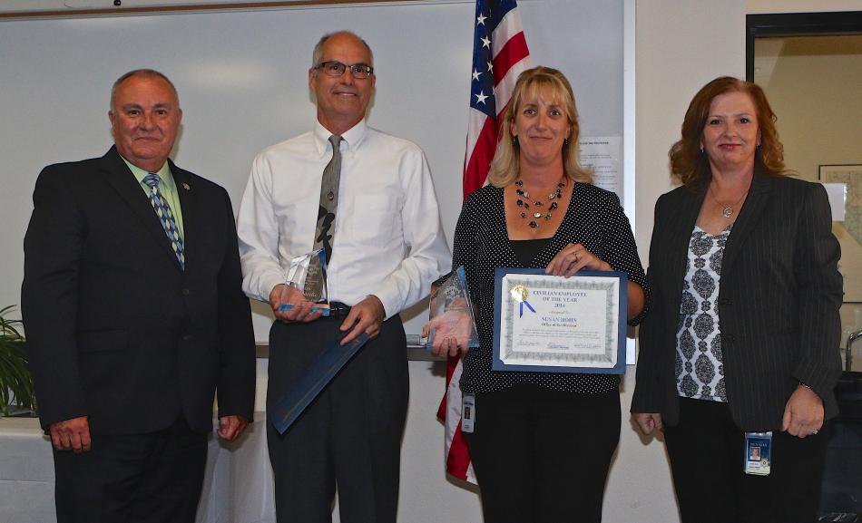 Civilian Employee of the Year went to Jim Dibasilio and Susan Hohn, Budget Analysts, Director’s Office in Carson City.