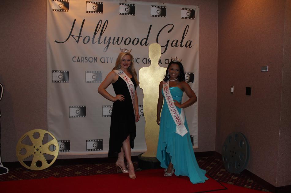 Miss Carson City Teen, Michaela D. Radecki and Miss Carson City Briana Neben pose for a photo