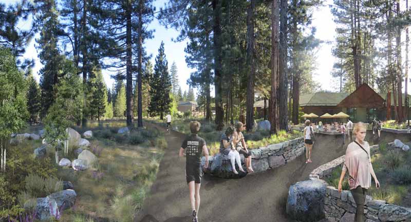 Tahoe Valley Area Plan artist rendering.