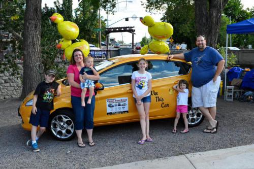 Last year's vehicle winner courtesy of Dick Campagni’s Carson City Toyota Scion.