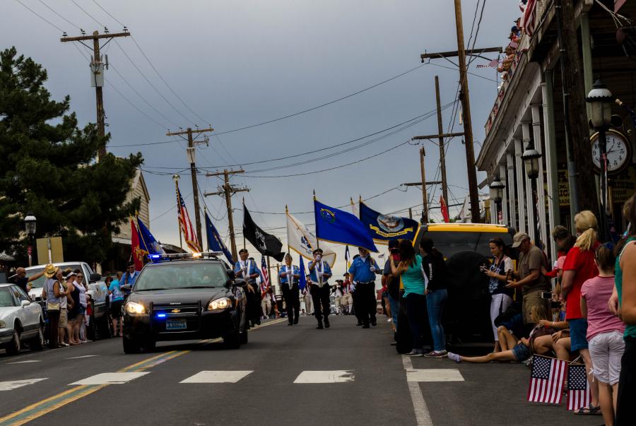 The Parade gets started.