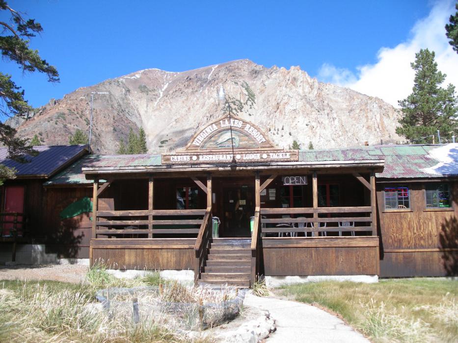 Virginia Lakes Resort at Little Virginia Lake, Calif.  Photo by Elaine Quilici