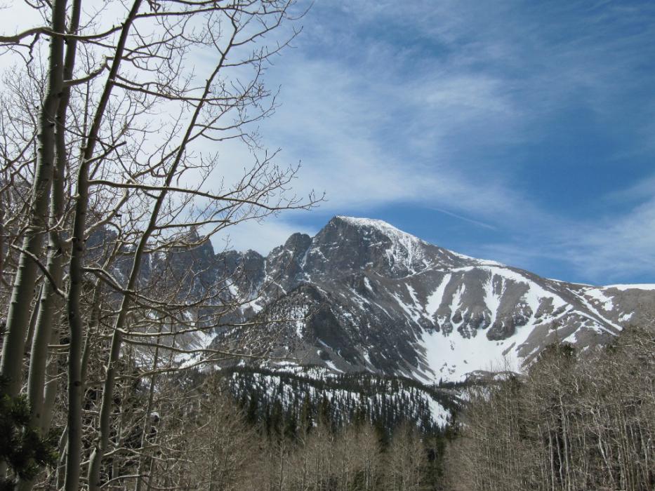 Wheeler Peak, the second highest mountain in Nevada. Photo by Elaine Quilici