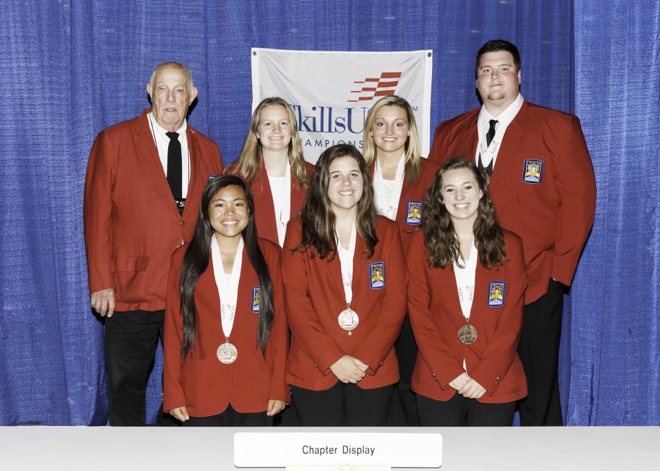 CHS students compete in 2015 Chapter Display, SkillsUSA.
