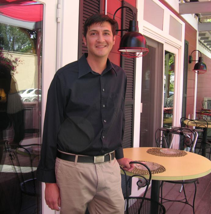 Cafe at Adele’s Steve Sanchez recently earned his wine sommelier certification.