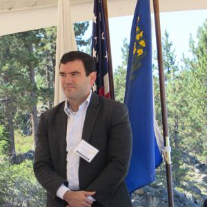 Carlos Monje, federal Assistant Secretary for Transportation Policy, speaks at The Lake Tahoe Summit.