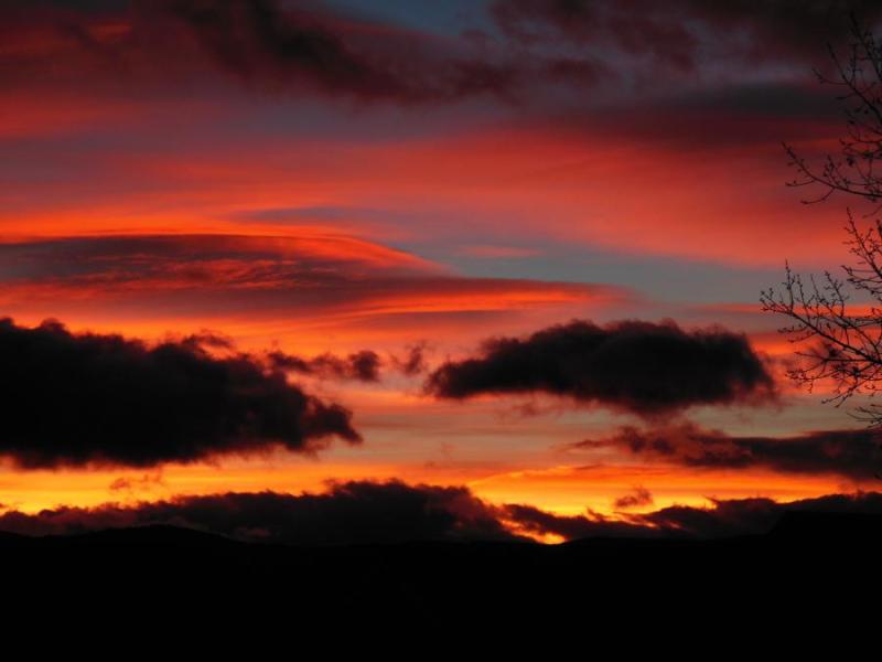Sunrise in east Carson City