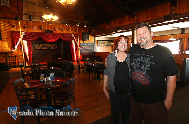 Sassafras Eclectic Food Joint owners Jayme Watts and Tony Fish. Cathleen Allison, Nevada Photo Source