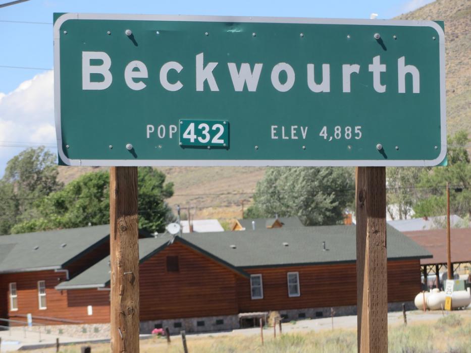 The Town of Beckwourth on Calif. S.R. 70. Photo by Elaine Quilici