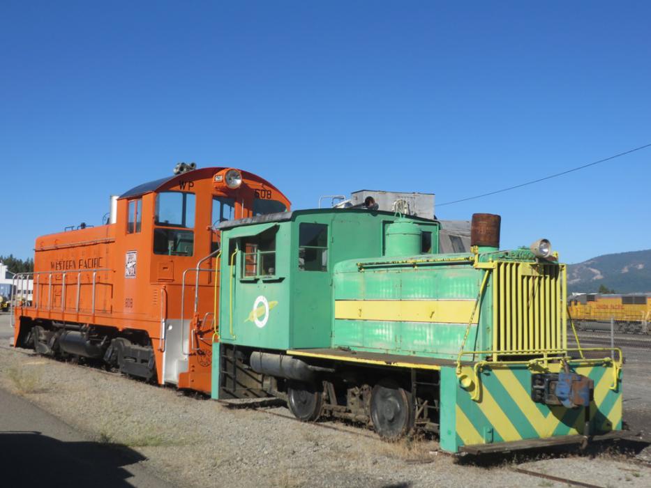 One of the static displays at the railroad museum. Photo by Elaine Quilici