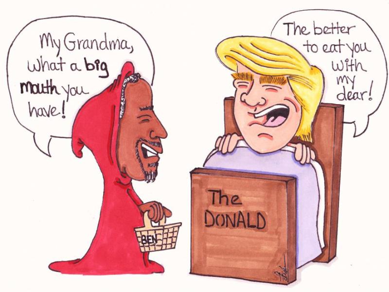 Red Riding Ben and the Big Bad Trump