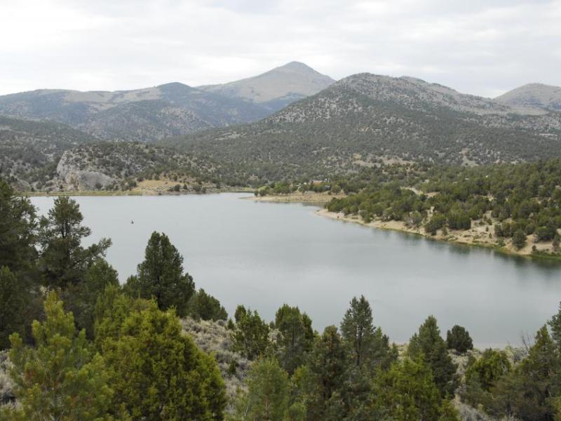The land surrounds Cave Lake State Park near Ely, in Eastern Nevada. Nevada State Parks photo