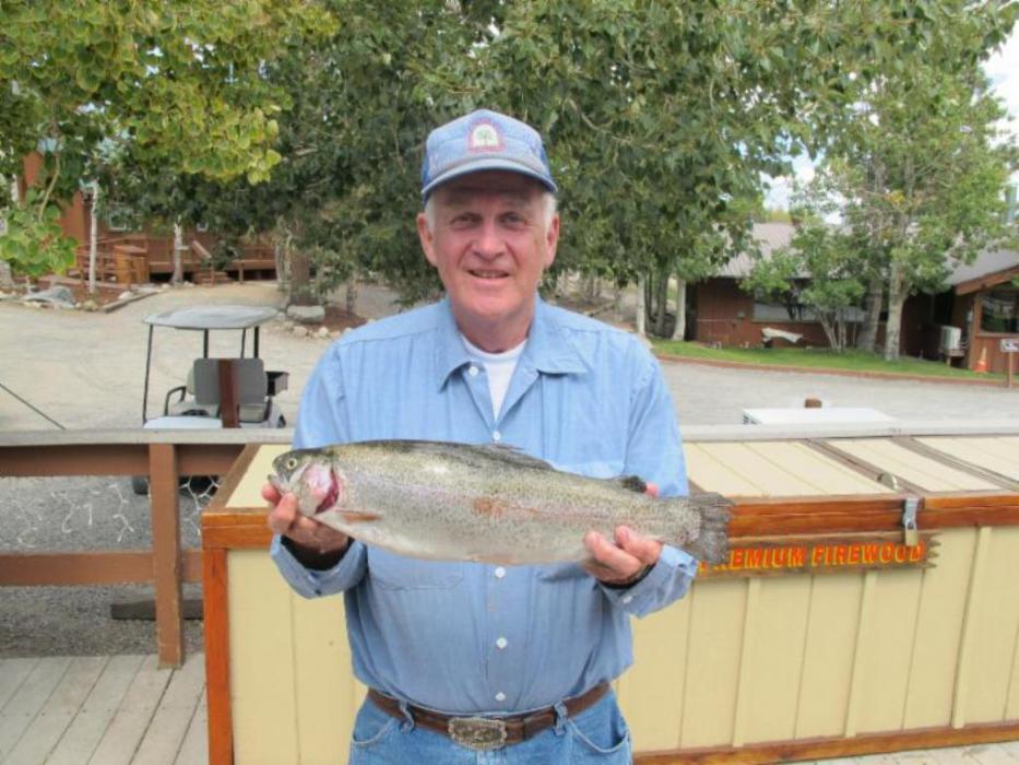 A Convict Lake Rainbow Trout. Photo courtesy of the Convict Lake Resort.