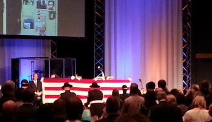 The service at LifePoint Church. Photo by Lisa Watson