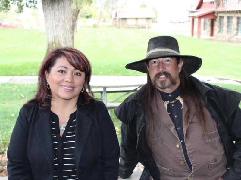 Sherry Rupert, director of the Nevada Indian Commission, and actor Jack Waggon are co-grand marshals. Photo by Dana Lee Fruend