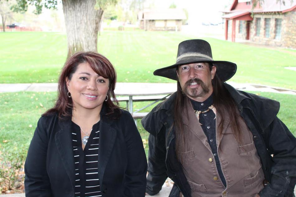 Sherry Rupert, director of the Nevada Indian Commission, and actor Jack Waggon are co-grand marshals. Photo by Dana Lee Fruend