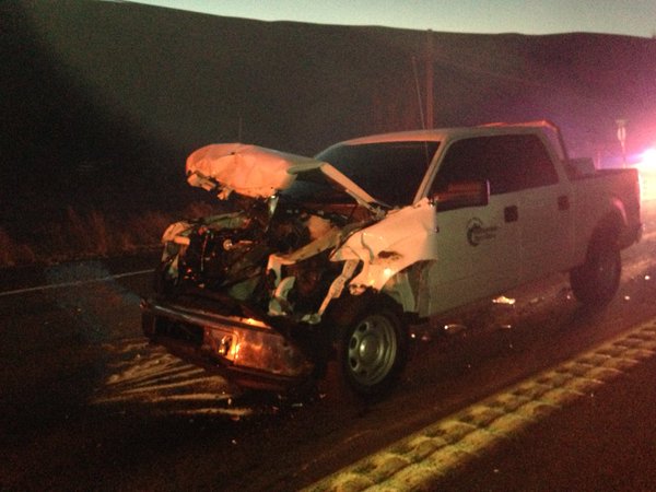 This crash happened Friday morning near Pagni Lane. NHP photo