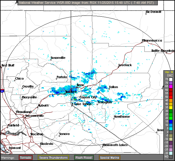 This radar image of the region is as of 7:48 a.m. Wednesday.