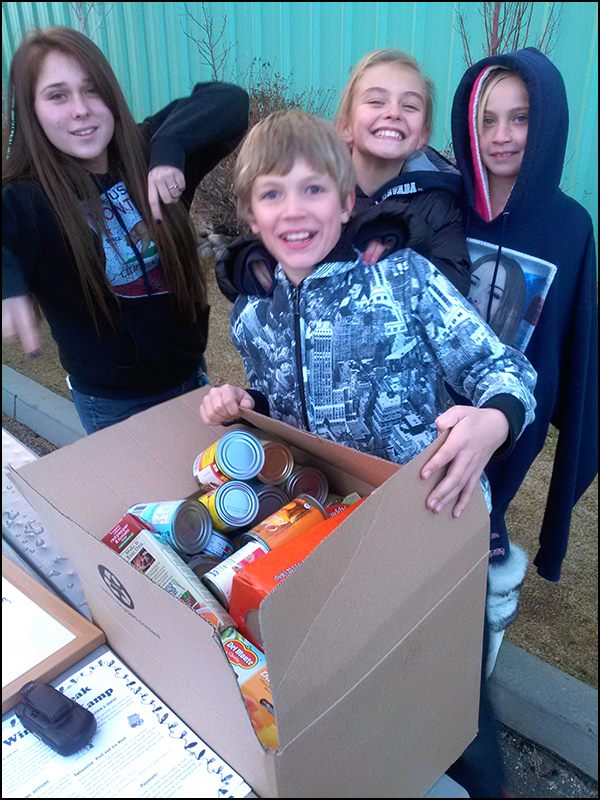 Students at Carson Montessori were happy to be involved.