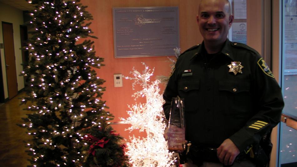 Carson City Sheriff's Office Lt. Brian Humphrey was named 2015 Supervisor of the Year.