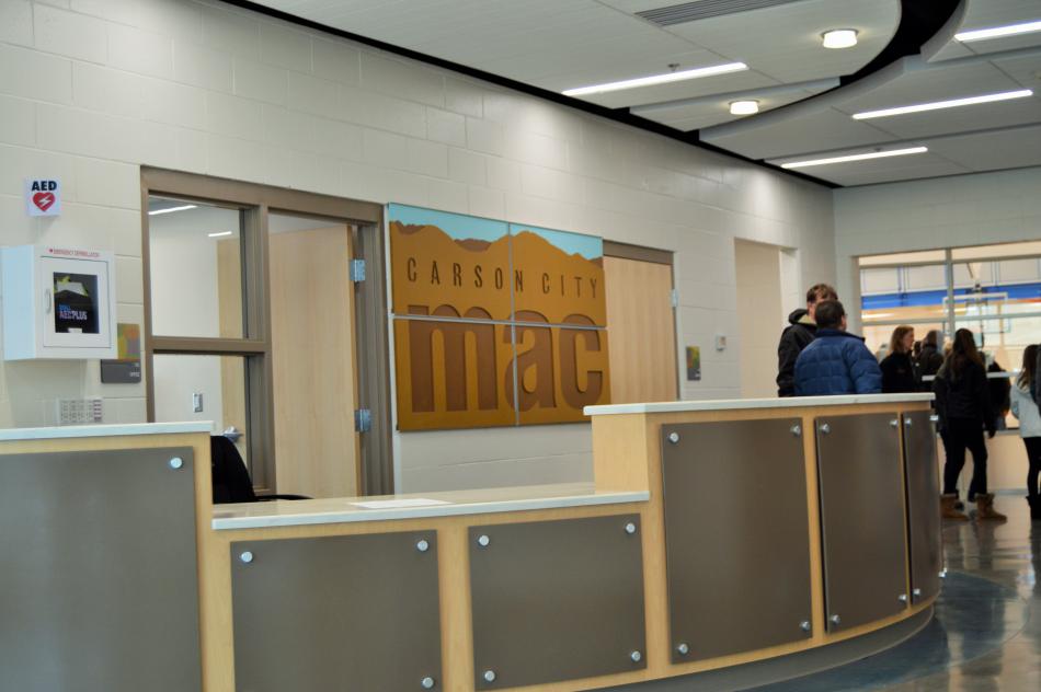 Front counter in the Mezzanine of the MAC