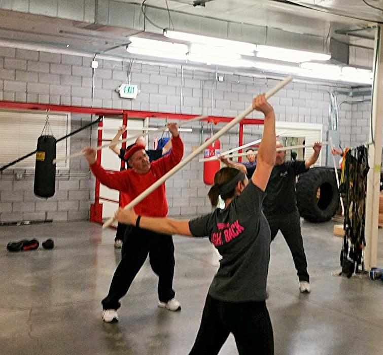 Photo courtesy Tazmanian Boxing Club, where physical therapist Nina Vogel leads the Parkinson's class.