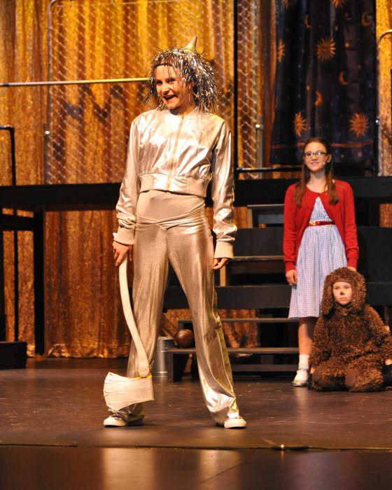 Photo courtesy Shani Nichols. Adele Fliegler as the Tin Man.