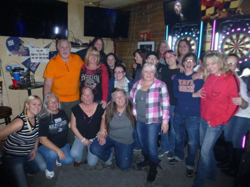 The competitors at Ed's Dog House where it all started five years ago.