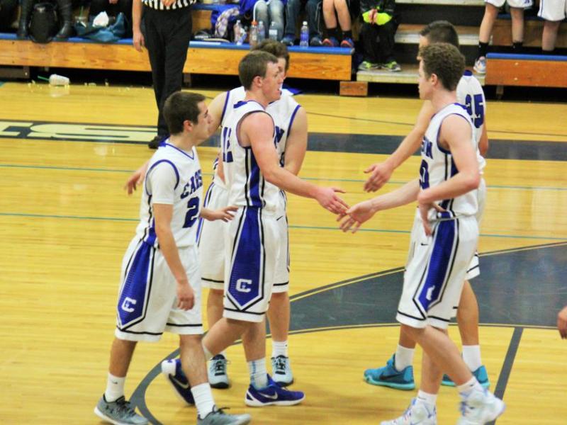Photo courtesy Jenn Minifie, Carson High varsity boys basketball team. Taken Jan. 8 at home versus McQueen.