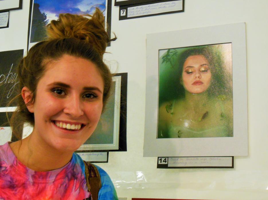 Photography finalist Kathryn Liemandt with her winning entry.