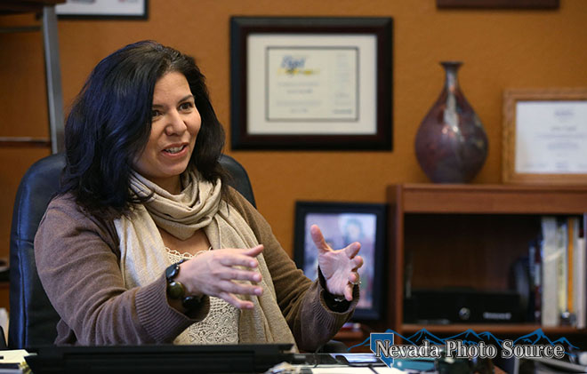 Director Gina Hill talks about her plans for the BAC in Carson City. Cathleen Allison, Nevada Photo Source
