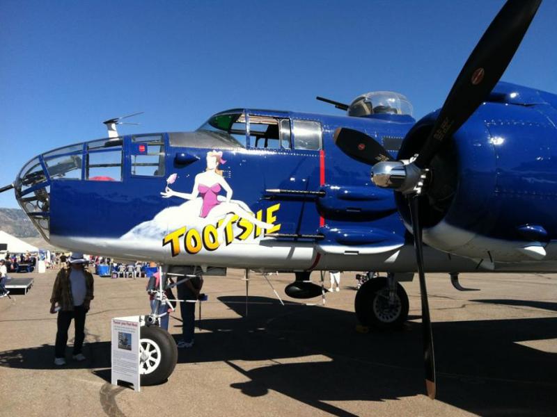 "Tootsie" was owned by Ted Melsheimer. Fireworks were set off at Carson City Airport in his memory. Photo by Cheryl Mathwig