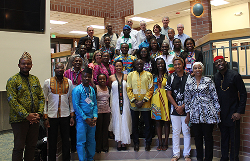 Participants from last year’s Mandela Washington Fellowship at UNR.