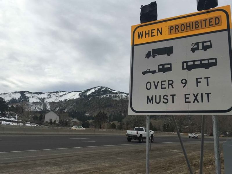 On Tuesday NDOT will be testing its new enhanced wind warning system along I-580 in Washoe Valley.