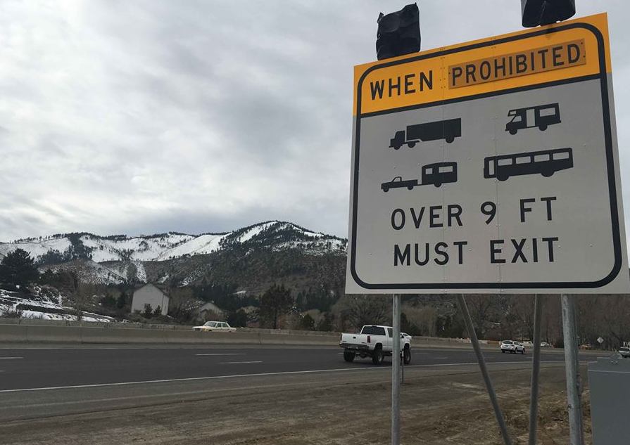On Tuesday NDOT will be testing its new enhanced wind warning system along I-580 in Washoe Valley.