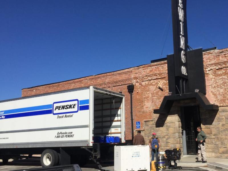 Carson City deputies were called to the closed Lake Tahoe Brewing Company on Monday morning.